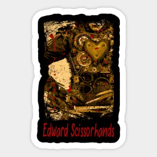 Burton's Masterpiece Edward Scissorhands' Legacy Sticker